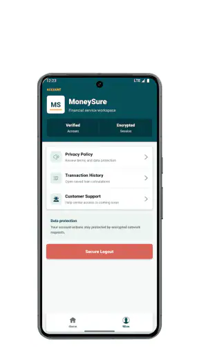 MoneySure screenshot