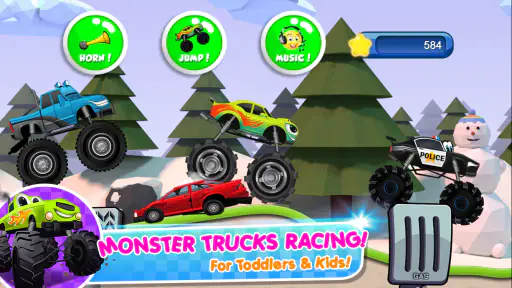 Monster Trucks Game for Kids 2 screenshot