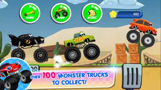 Monster Trucks Game for Kids 2 screenshot