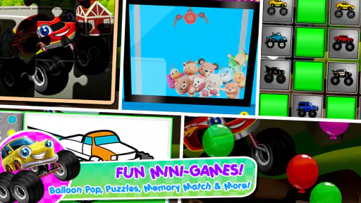 Monster Trucks Game for Kids 2 screenshot