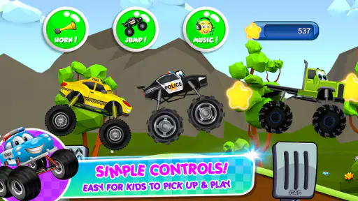 Monster Trucks Game for Kids 2 screenshot