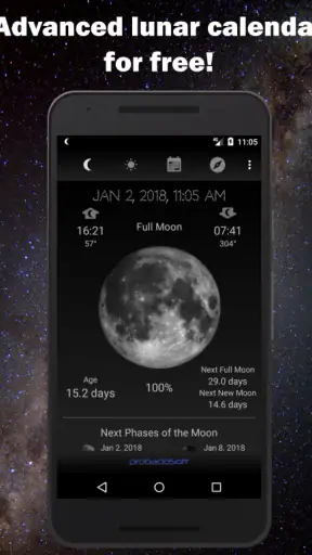 Moon Phase Calendar screenshot