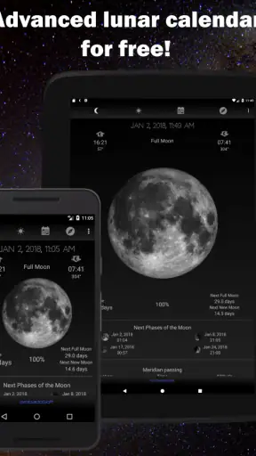 Moon Phase Calendar screenshot