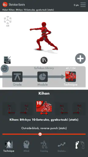 Movements Karate screenshot
