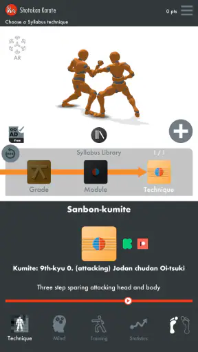 Movements Karate screenshot