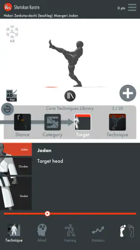 Movements Karate screenshot
