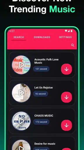 MP3 Offline Music Downloader screenshot