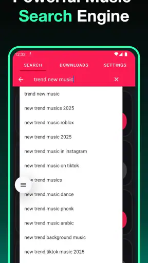 MP3 Offline Music Downloader screenshot