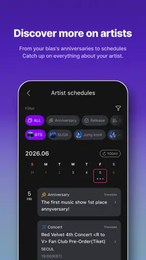 Mubeat for kpop Lovers screenshot