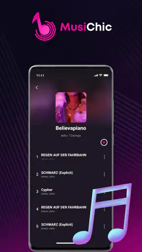 MusicChic-Offline na Musika screenshot