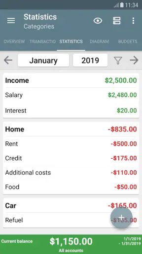 My Budget Book screenshot