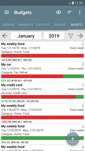 My Budget Book screenshot