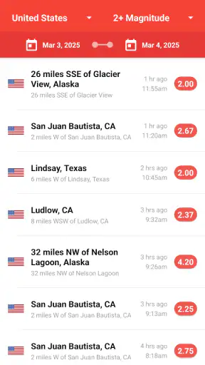 My Earthquake Alerts Pro screenshot
