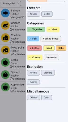 My Freezer screenshot