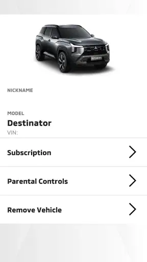 My Mitsubishi Connect screenshot