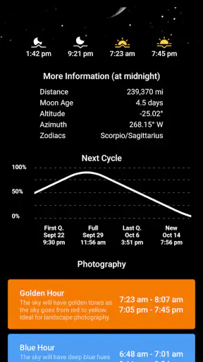 My Moon Phase Pro screenshot