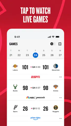 NBA: Live Games & Scores screenshot
