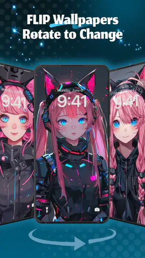 Neon Love Keyboard screenshot