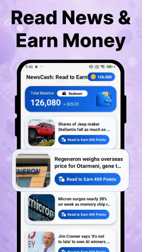 NewsCash: Read to Earn Money screenshot
