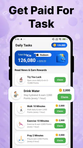 NewsCash: Read to Earn Money screenshot