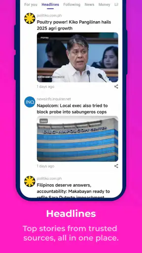 NewsDay - Live information screenshot
