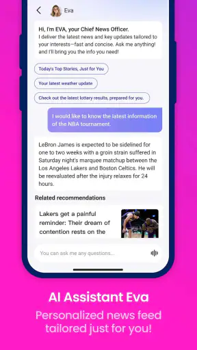 NewsDay - Live information screenshot