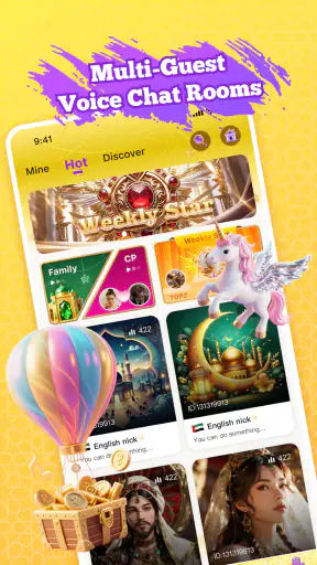 NiuChat voice chat room screenshot