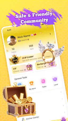 NiuChat voice chat room screenshot
