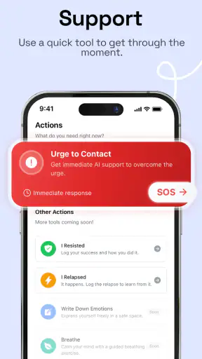 No Contact Tracker: AI Breakup screenshot