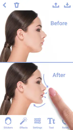 Nose Editor: Rhinoplasty App screenshot
