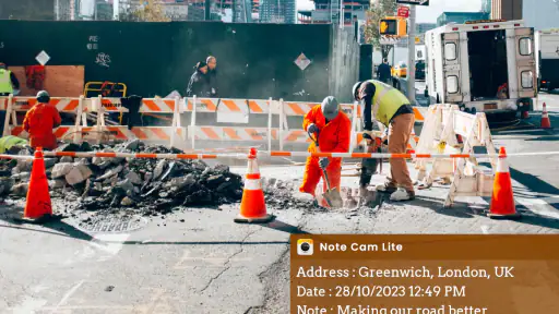 Note Cam Lite: GPS Camera screenshot