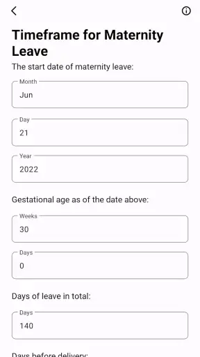 Obstetric Calculator screenshot