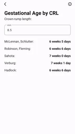 Obstetric Calculator screenshot