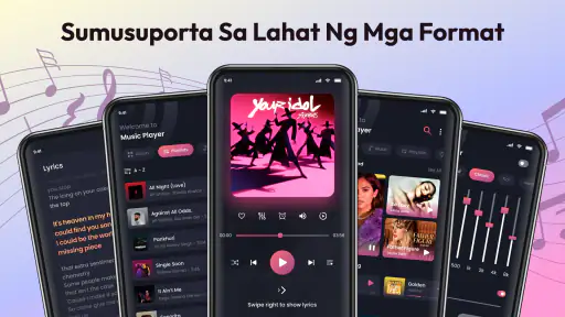 Offline musiikkisoittimella screenshot