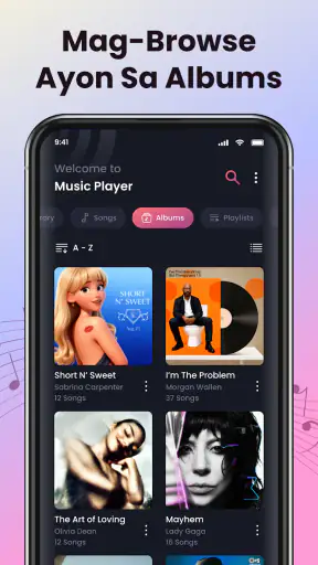 Offline musiikkisoittimella screenshot
