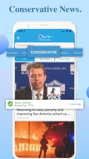 Oigetit Fake News Filter screenshot