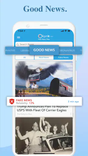 Oigetit Fake News Filter screenshot