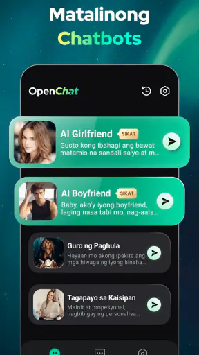 Open Chat - AI bot app screenshot