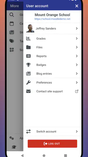 Open-LMS screenshot