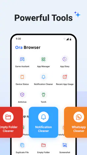 Ora Browser AI - File Manager screenshot
