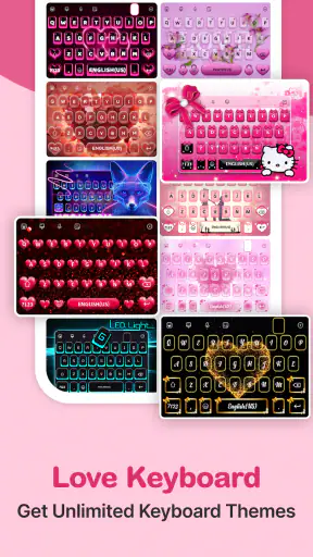 Pag-ibig Keyboard Tema & Fonts screenshot