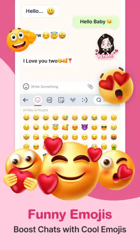 Pag-ibig Keyboard Tema & Fonts screenshot