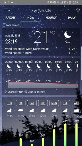 Panahon ng radar screenshot