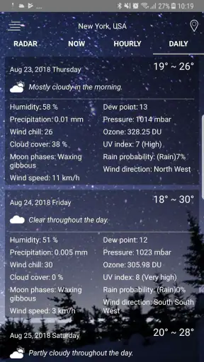 Panahon ng radar screenshot