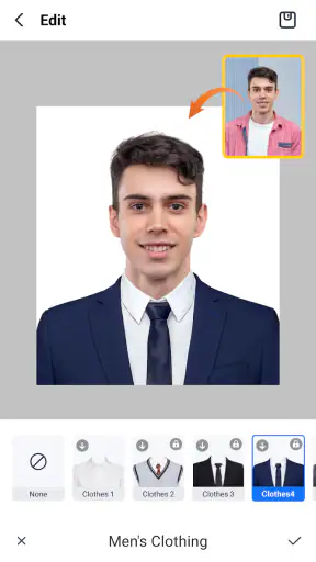 Pasaporte at ID Photo Maker screenshot