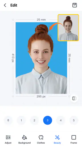Pasaporte at ID Photo Maker screenshot