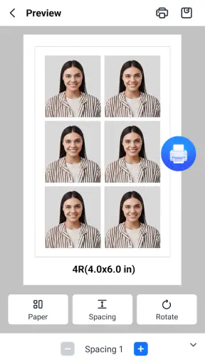 Pasaporte at ID Photo Maker screenshot