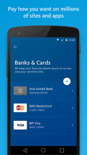 PayPal screenshot
