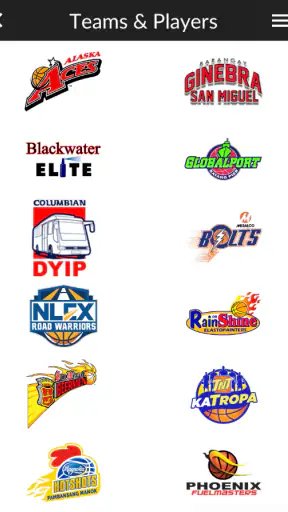 PBA - The App screenshot