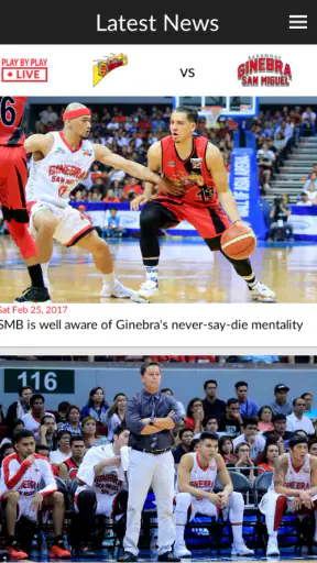 PBA - The App screenshot